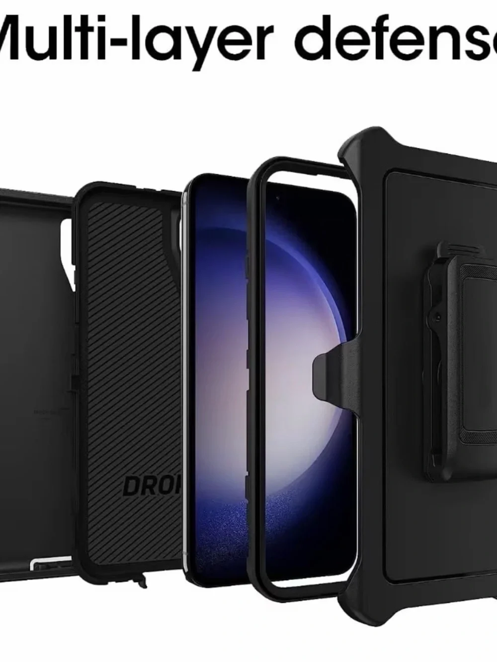 Samsung Galaxy S23 (Ultra) Defender Series Black Case & Clip. ✅✅✅✅🔥🔥🔥🔥
